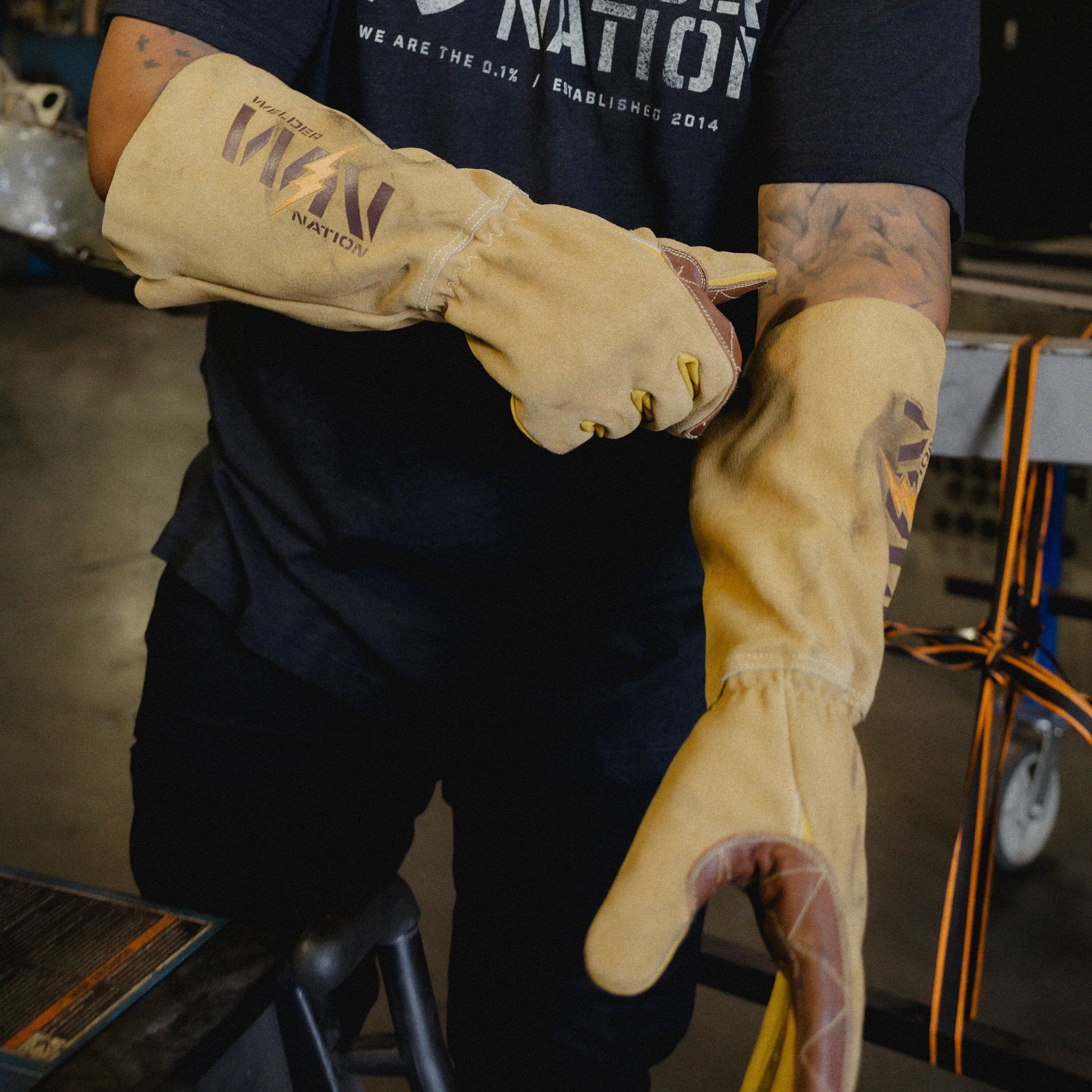 WN Premium Stick Welding Gloves - Image 3