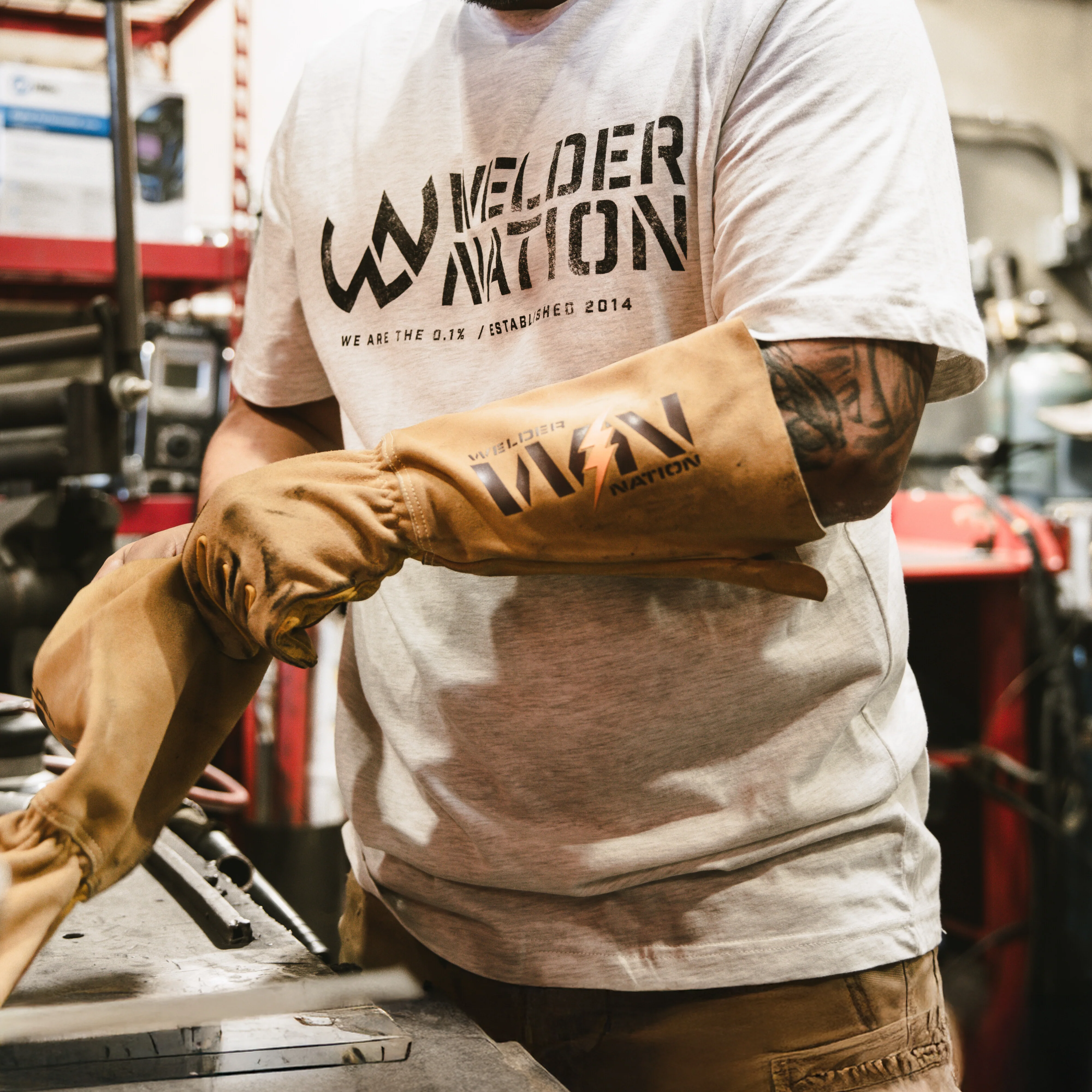 WN Premium Stick Welding Gloves - Image 5